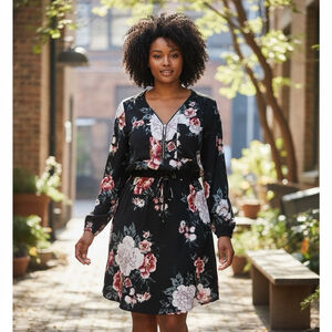 422 - Women's Style Floral Dress
